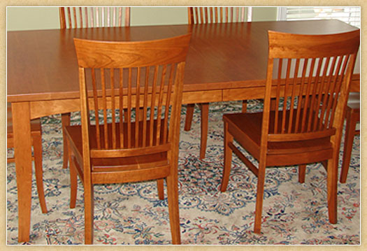 Samples of Dining with a Shaker Influence Pieces