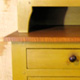 Yellow Painted Cupboard